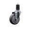 Service Caster 4'' SS Thermoplastic Rubber Wheel Swivel 1-5/8'' Expanding Stem Caster SCC-SSEX20S414-TPRB-158 - alternate 1